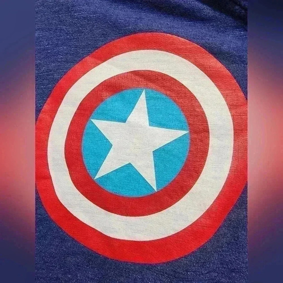 Disney Store Marvel Avengers Blue Full Zip Hoodie Mens Size Small NICE - Picture 6 of 13